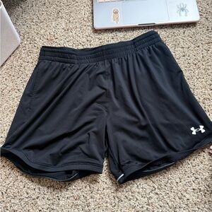 Black under Armour women’s size small shorts!